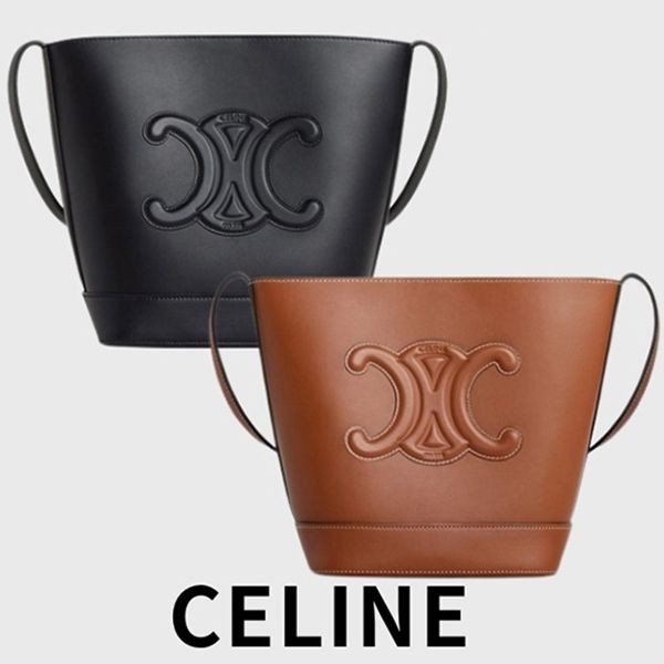 【セリーヌ CELINE】店頭販売 スモール バケットキュイル トリオンフ  198243DU3